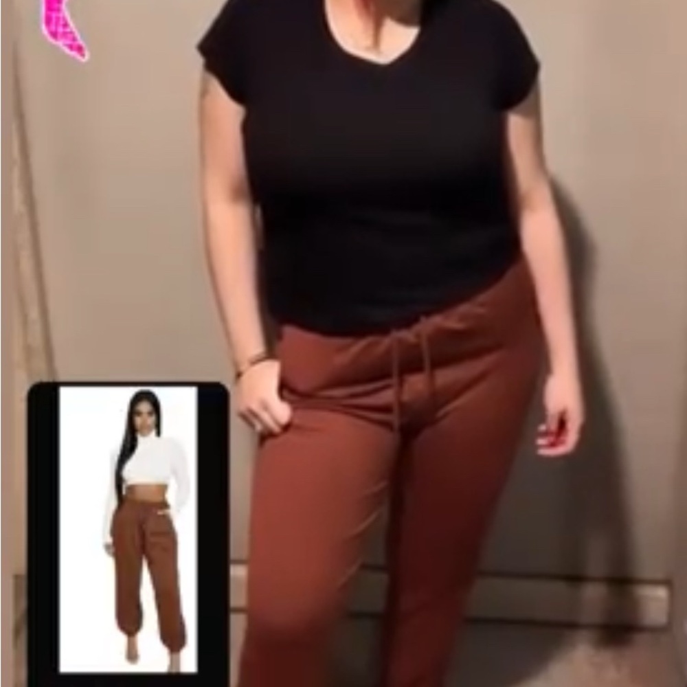 Casual Brown Joggers for Women